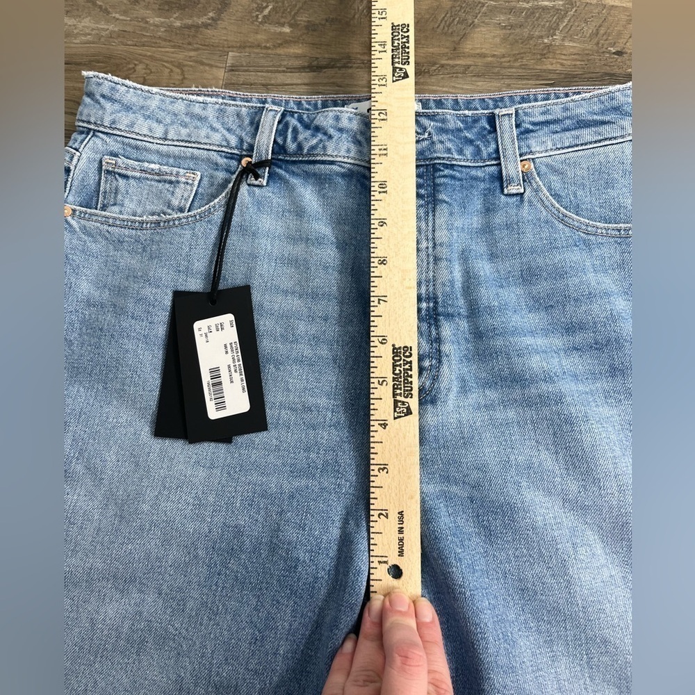 NWT PAIGE Robbie High Rise Slim Bermuda Short - Picture 10 of 13